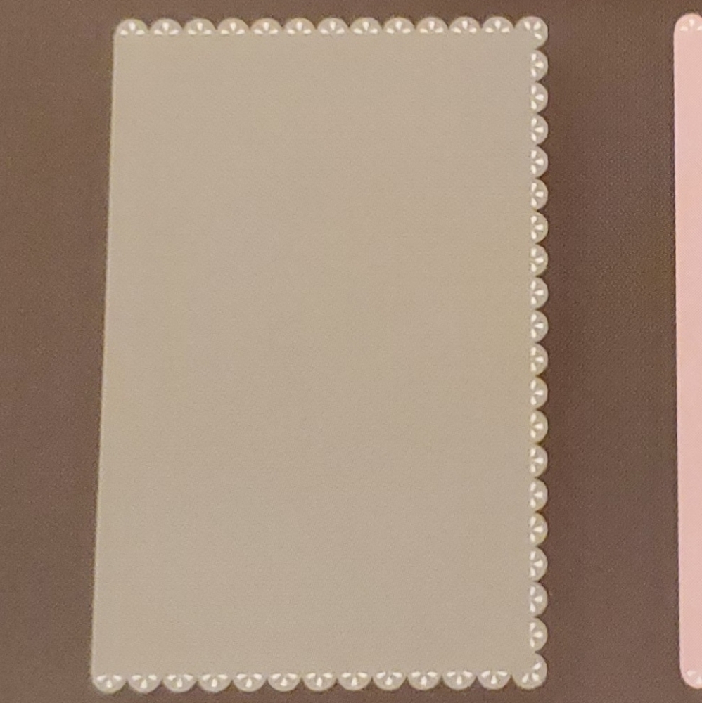 Eccolo Scalloped Notebook Journal Grey
